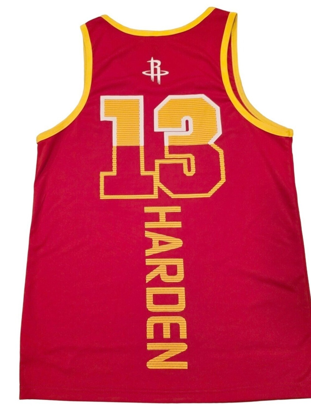 James Harden NBA Red Yellow 13 Jersey Tank Top Houston Rockets sz Small